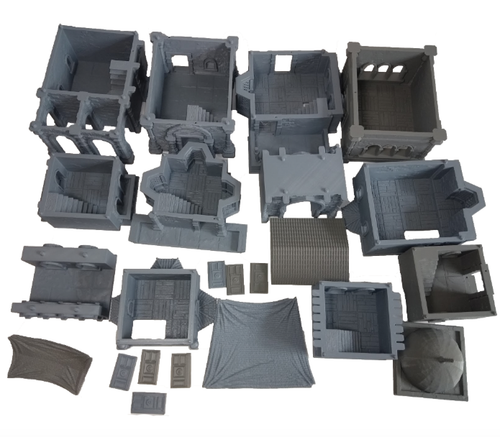 Dark realms 28/32mm City of Corsairs wargaming tabletop terrain fantasy - Picture 59 of 103