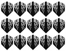 5 Sets XQMAX Contour 100 Micron Standard Dart Flights – Ships Tracking – White