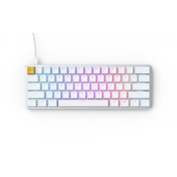Glorious PC Gaming Race GMMK tastiera USB QWERTY US International Argento, Bianc