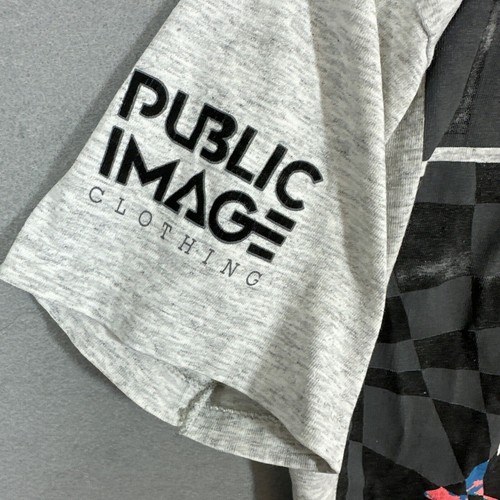 Vintage Public Image Clothing Shirt Sz M Single Stitch Made USA 80s Surf Skate - Picture 13 of 15