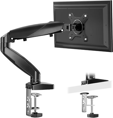 Monitor Mount for Wide 15 to 27 Inch Screen Fully Adjustable Spring Monitor Arm