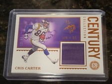 🔥2020 Panini Encased Century Collection Swatches Cris Carter Patch 33/50 RARE🔥