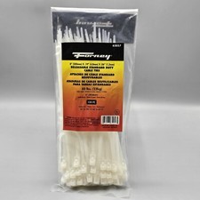 Forney 8" Releasable Standard Duty Nylon Cable Ties 100ct 62057 New