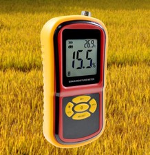 Portable Grain Moisture Meter 5~30% Rice Corn Wheat Tester Humidity Temperature