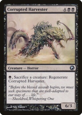 Scars of Mirrodin Corrupted Harvester MTG Magic the Gathering NM
