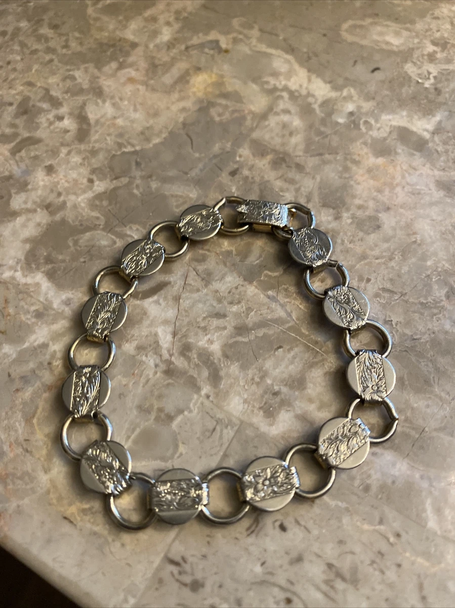 Vintage sarah coventry silver bracelet deals