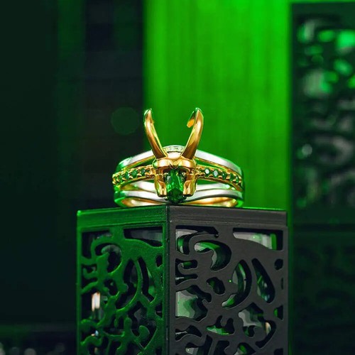 Fashion Casual Men Women Loki Ring Party Jewelry Loki Claw Helmet Rings Gifts - Picture 7 of 11