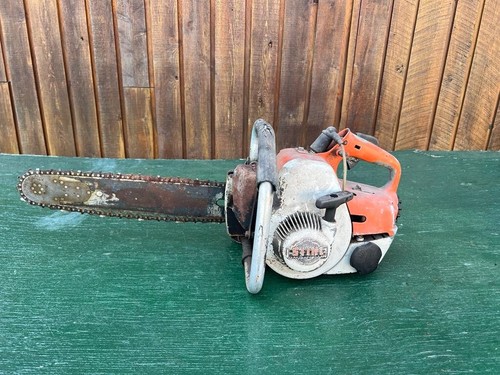 Motosierra STIHL 08 de colección 16" barra compresión piezas restaurar