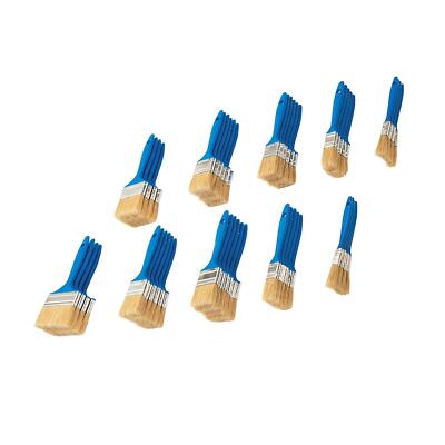 Pack of 50 Disposable Paint Brushes Pure Bristles/Wood Handles Cheap Bulk Buy