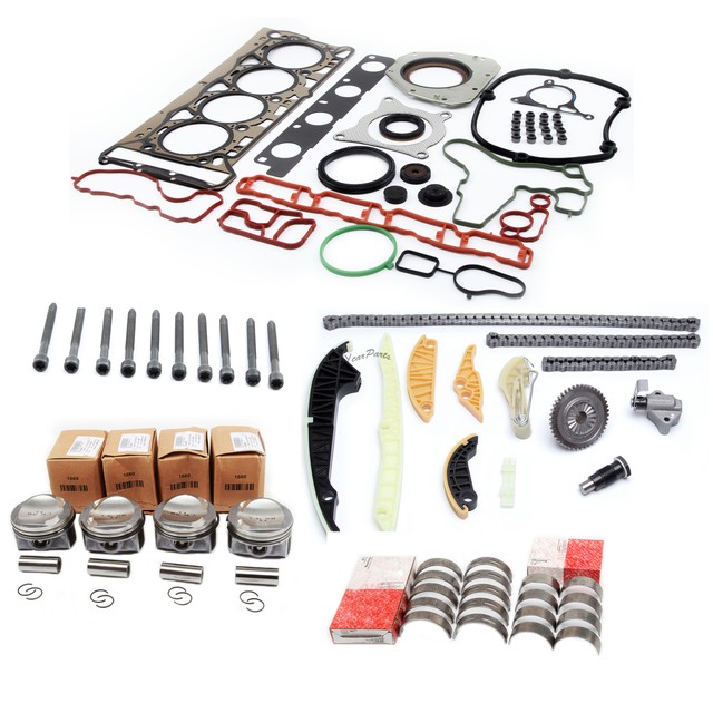 Engine Overhaul Rebuild Kit Piston &Gasket Set Fit VW Golf AUDI A3 A4