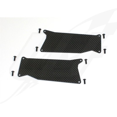 FR-Team-C Front Arm Carbon Stifener (2) 1:8 Truggy - TU1828