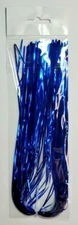 Blue Magnum Flashabou 1mm, 13-1/2" long, Fly Tying, Lure, Jig, Tinsel, Flash