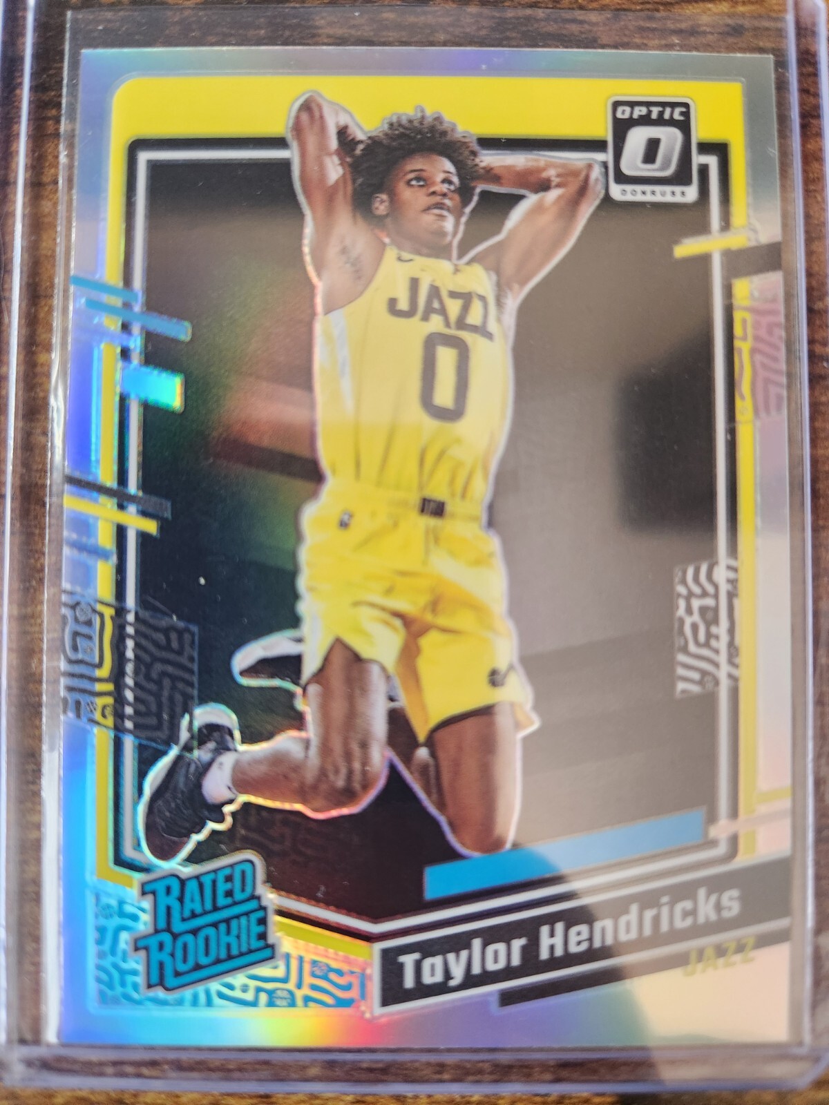2023-24 Donruss Optic Taylor Hendricks Rated Rookie Silver Holo Prizm #233 Jazz
