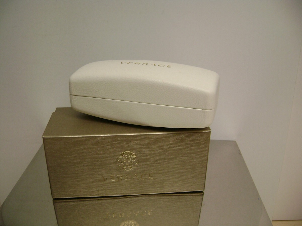 VERSACE HARD WHITE SUNGLASS CASE | eBay