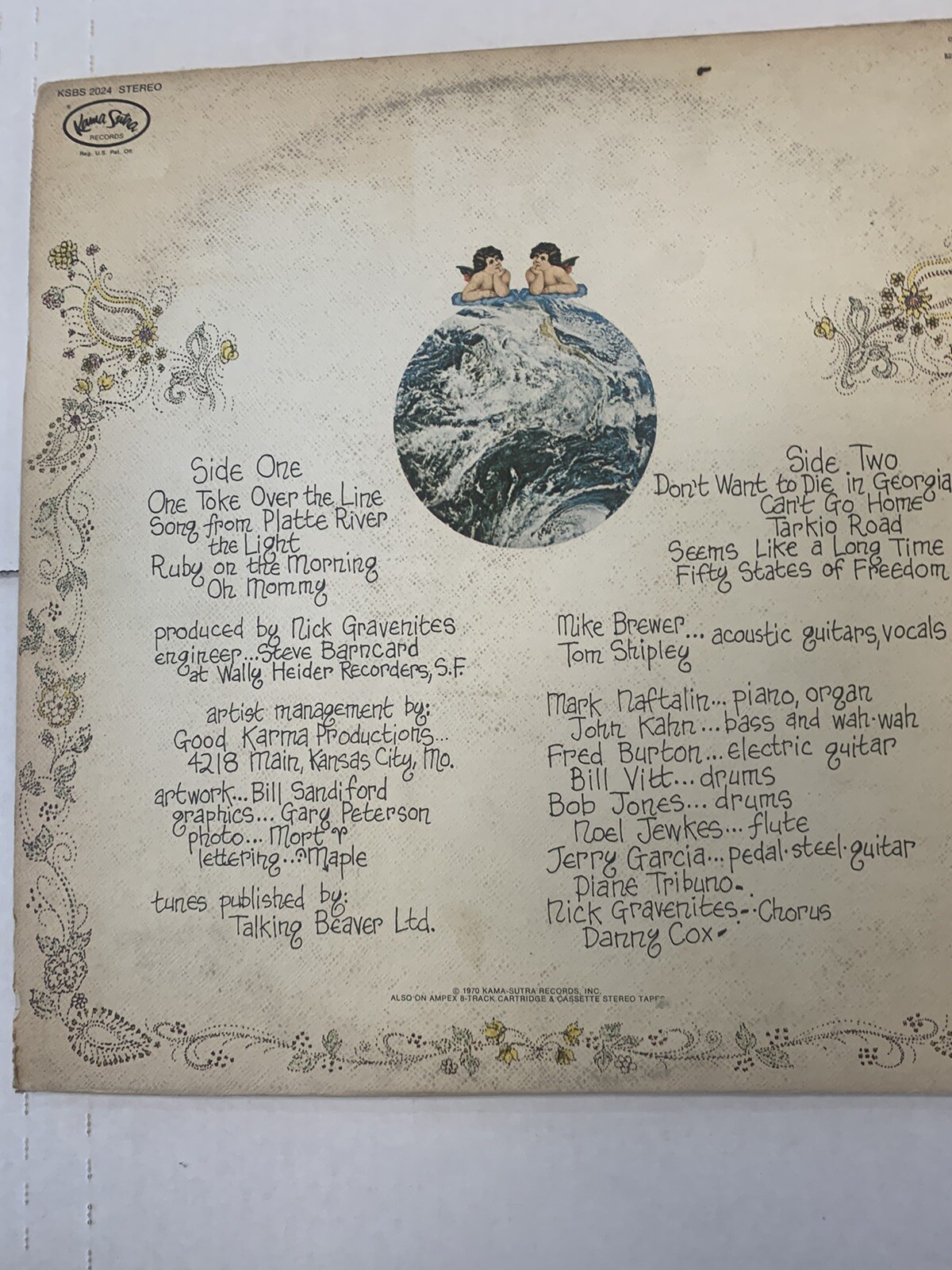 BREWER & SHIPLEY TARKIO ROAD GATEFOLD 1970 ORIGINAL VINYL LP eBay