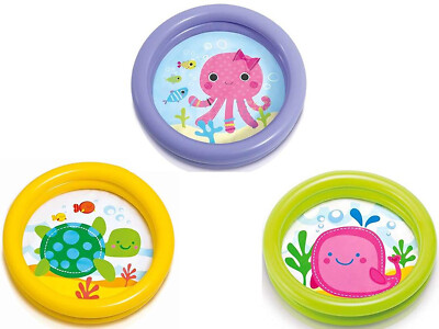 Intex 59409 My First Pool 2-Ring Babypool 61 x 15 cm 15 Liter farblich sortiert