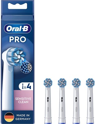 4er Pack Oral-B PRO Sensitive Clean Aufsteckbürsten X-förmig