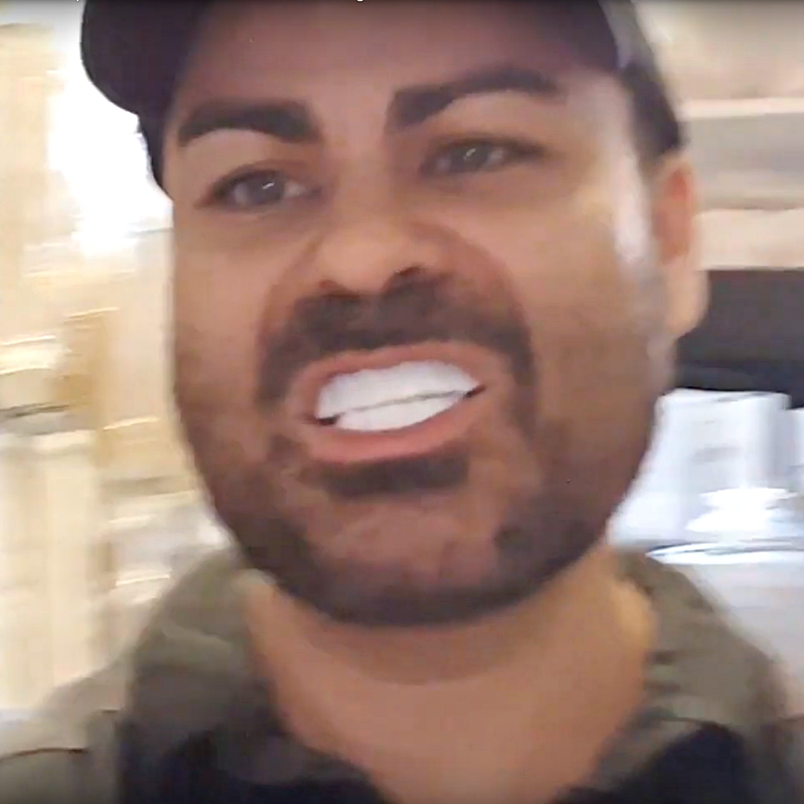 Men's White Teeth Grillz Top 6 Teeth Bright Smile Pre-Made Instant Mouth Grills