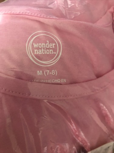 Wonder Nation Girls Pink Tiered Midi Tank Dress Size Medium (7-8) NEW - Picture 7 of 7