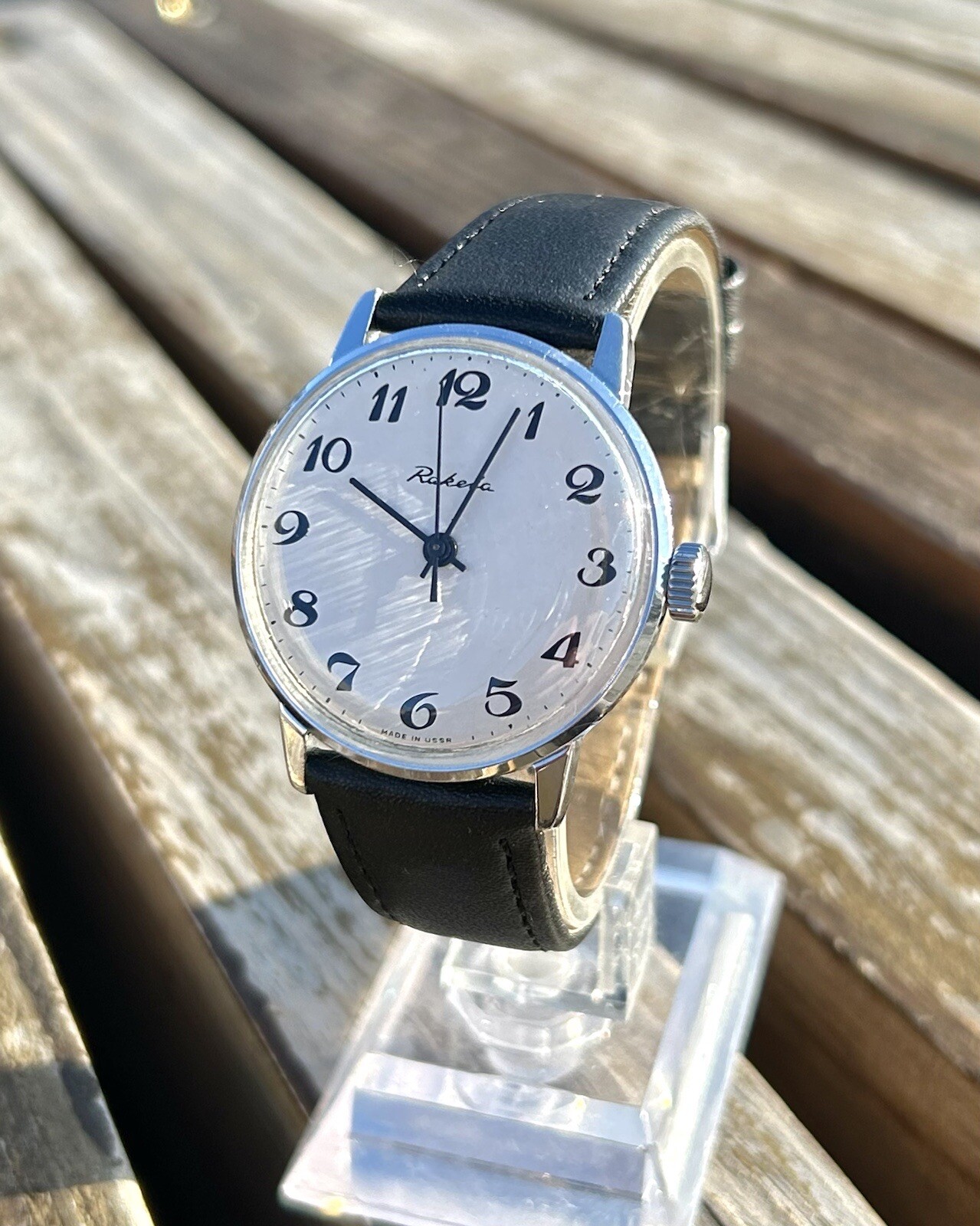 Vintage Soviet Raketa Watch Mechanical Wristwatch Made In USSR 1980s