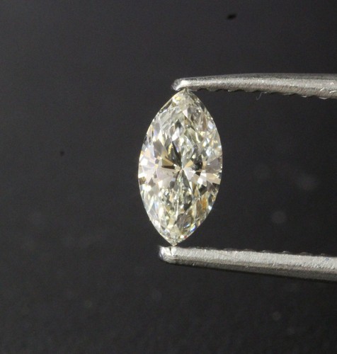 Loose marquise Natural fancy cut diamond .29ct SI1 J 6.63x3.47x2.12mm estate - Picture 3 of 10