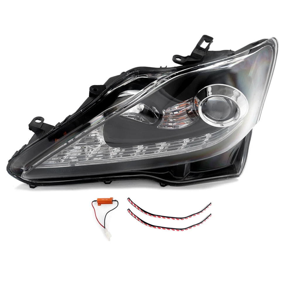 Left Driver DRL Projector Headlight Headlamp For Lexus IS250 IS350 ISF 2006-2013 - Imagem 2 de 4