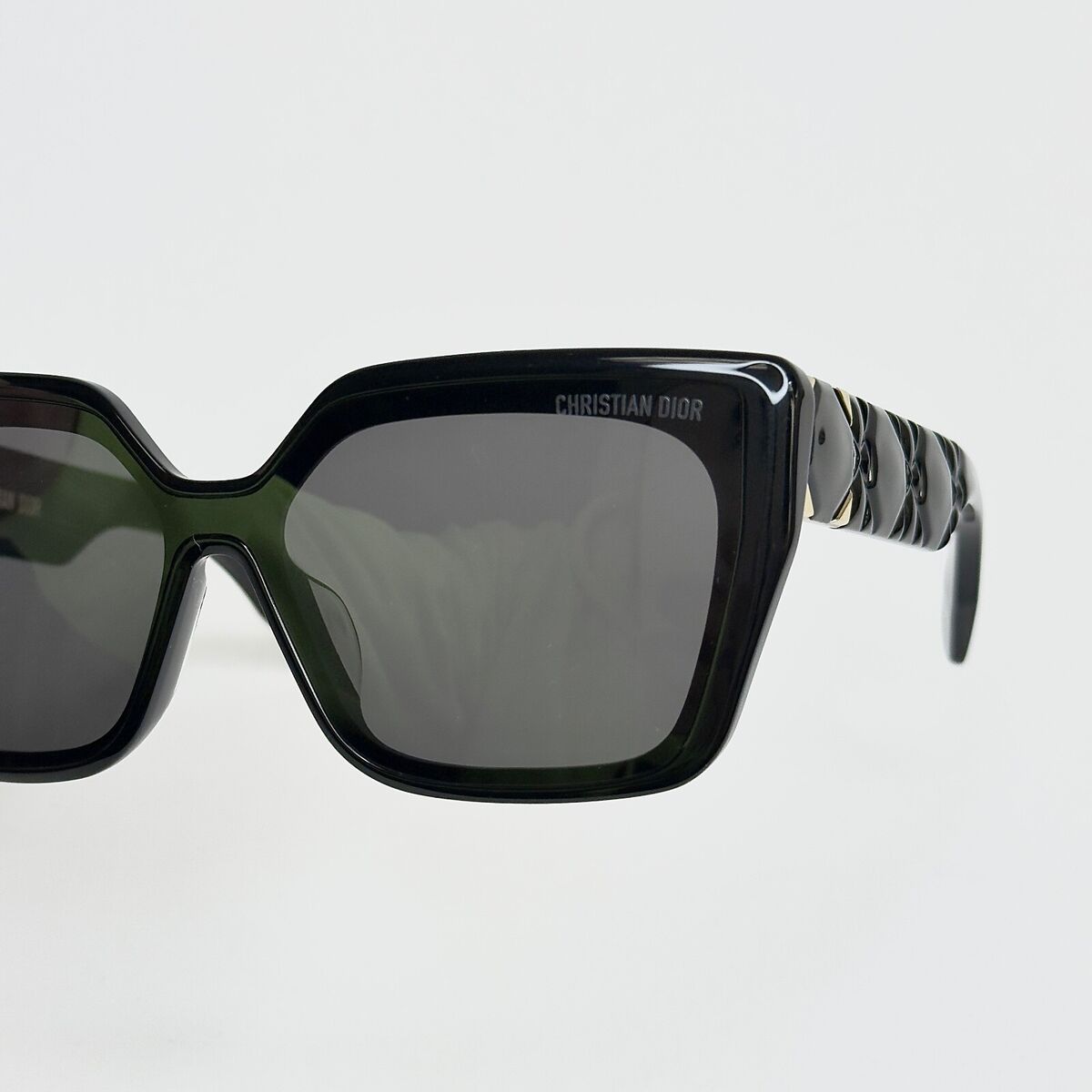 CHRISTIAN DIOR Lady 9522 Black Cannage Paris Logo S2F CHRISTIAN DIOR Lady 9522 Black Cannage Paris Logo S2F