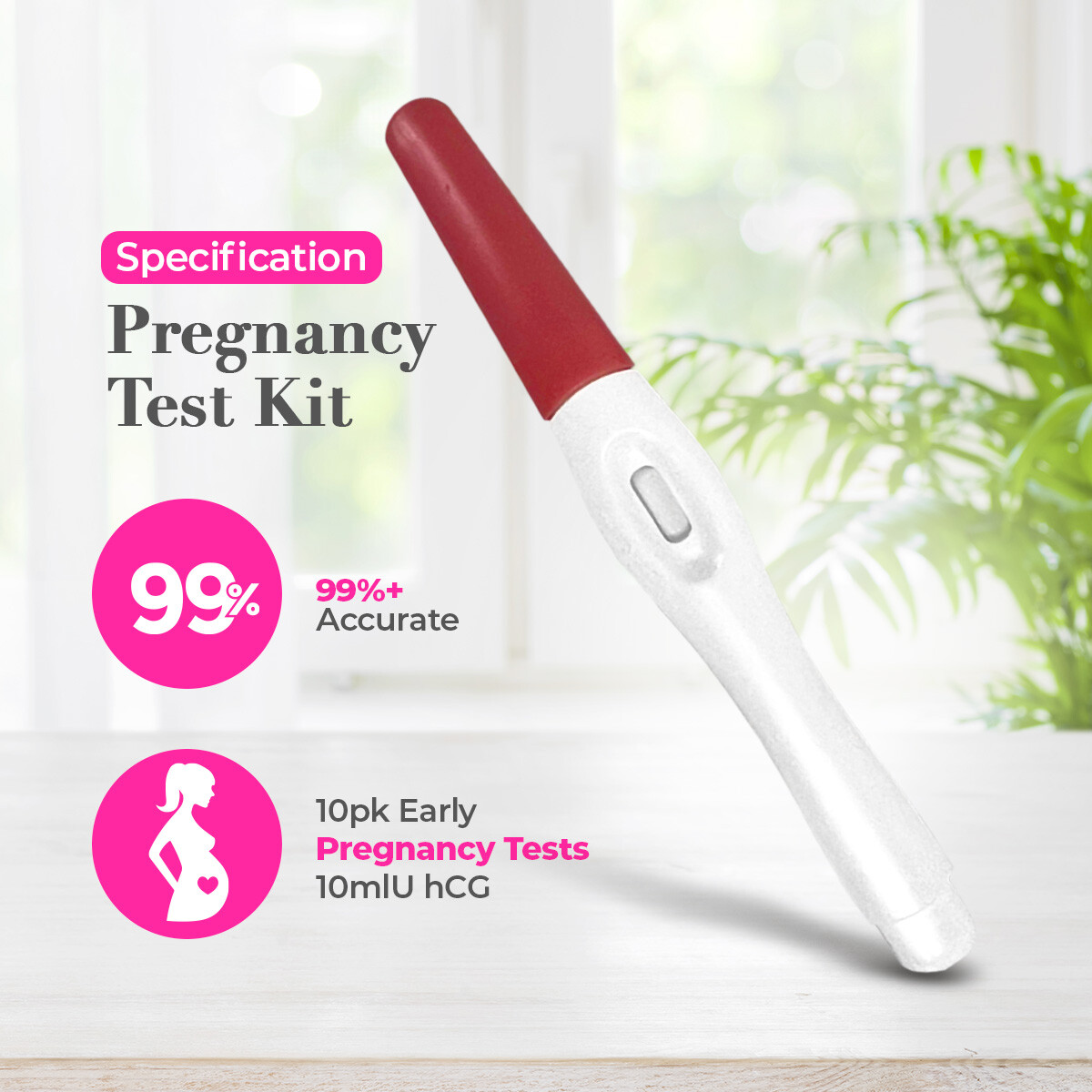 Pregnancy Test Sticks Midstream Early 99 Accuracy 10mlU HCG Urine