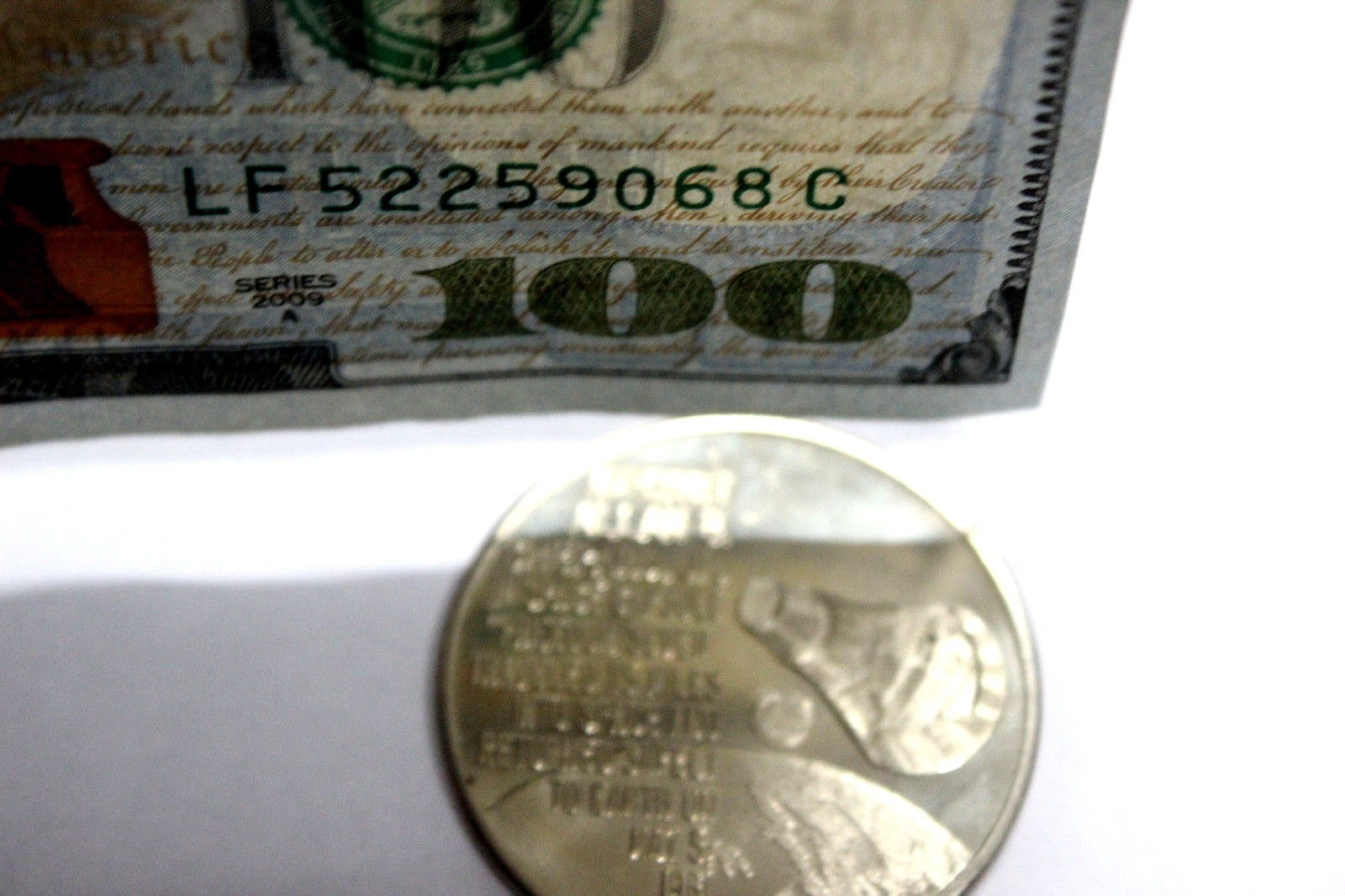 PROJECT MERCURY Allan Shepard Space COIN Medal GOLD TONE BRONZE PROOF 5/5 1961