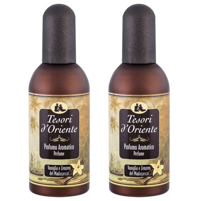 Tesori d'Oriente Vanilia e Zenzero Eau de Toilette 100 ml x2