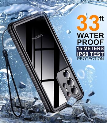 Waterproof Case For Samsung Galaxy S21 Ultra/S20+ Plus Note20 Shockproof Cover