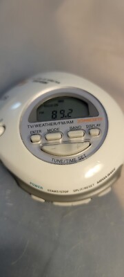 Sony Walkman SRF-M85V S2 Clip On Radio AM/FM/Weather Mega Bass Works But Issue