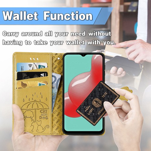 For Samsung Galaxy A13/A51/A53/A33/A52/A32 5G Magnetic Leather Flip Wallet Case - Picture 15 of 76