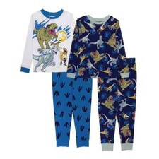 Jurassic World "Jurassic Pack" 4-Piece Pajama Set SIZE 4 NWT