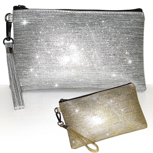 Pochette laminata oro argento borsa donna borsetta elegante cluch art.  D0472 | eBay