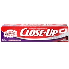 Close Up Anticavity Fluoride Freshening Cinnamon Red Toothpaste Gel 6 Oz Each