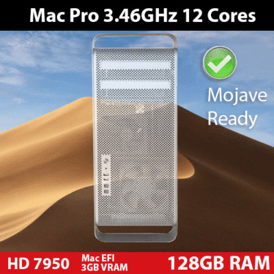 Mac Pro | 3.46Ghz 12-Core | 128GB  RAM | 1TB SSD | AMD HD 7950  | OSX 10.14