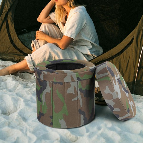 Portable Pop Up Privacy Shower Tent Shelter+ Foldable Potty Toilet+Shower Bag - Picture 38 of 50