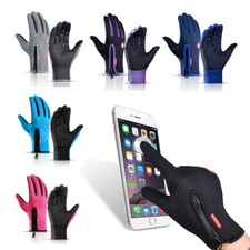 Winter Women Men Ski Snow Thermal Warm Windproof Waterproof Touch Screen Gloves