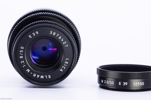 Leica Elmar-M 50mm F/2.8 f2,8 2.8 E39 11831 new black elmar m mount c1d - Photo 2/11