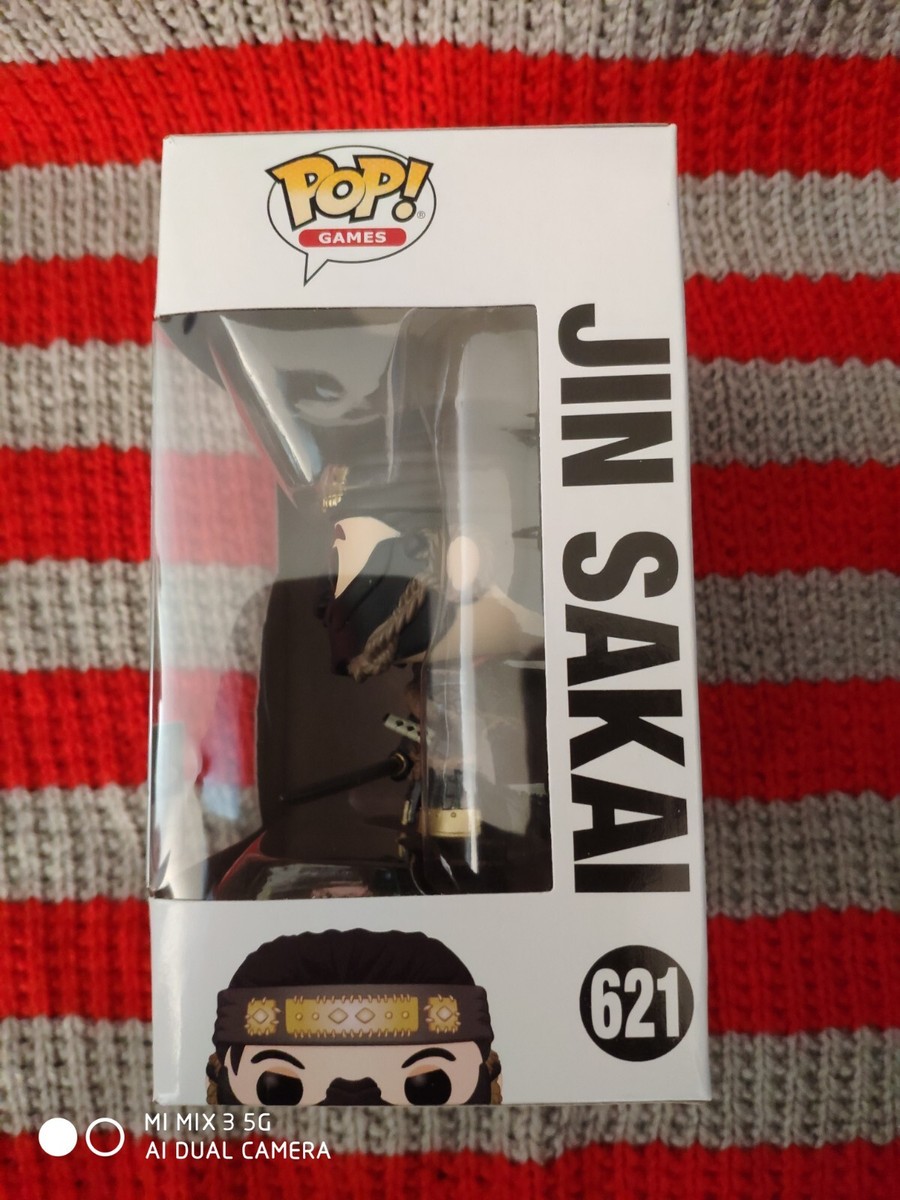 FUNKO POP! GAMES - JIN SAKAI 621 (NO BLOOD) - VINYL FIGURE - GHOST