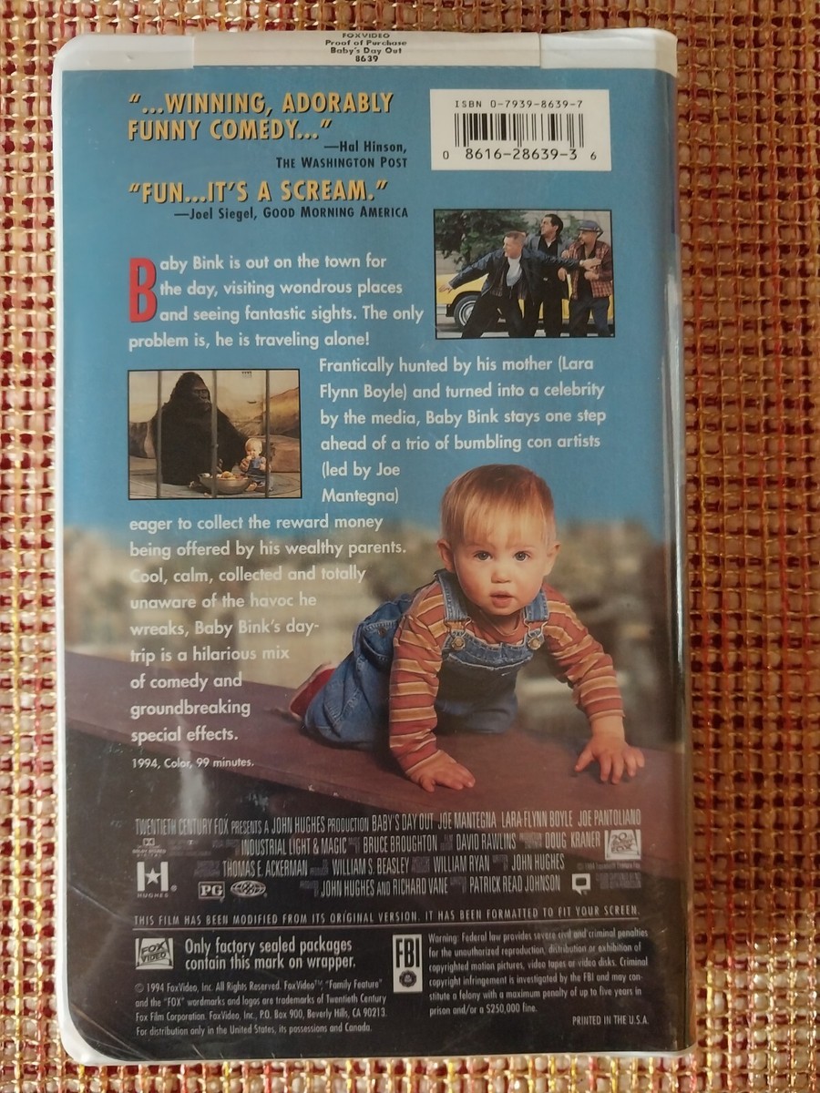 ベイビーズ・デイアウト 日本語吹替版 VHS ベイビーズ