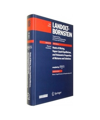 Binary Liquid Systems of Nonelectrolytes III: supplement to IV/10A, 13A1, 13A2, 