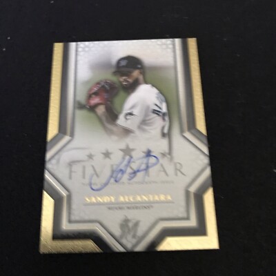 Sandy Alcantara 2023 Five Star Auto Autograph #FSA-SAL2 (d)