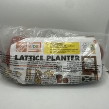 Home Depot kids LATTICE PLANTER Workshop Craft Kit Age 5 April 2024 NEW