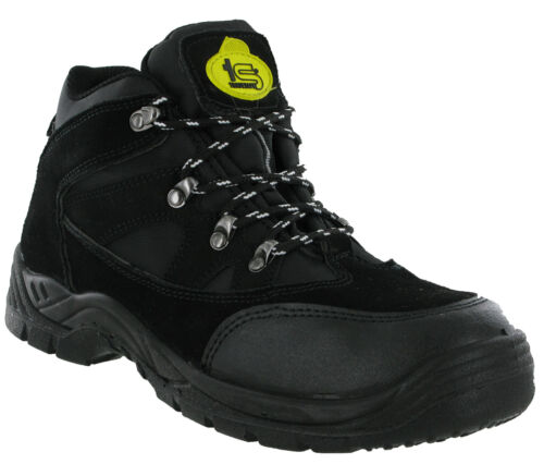 Mens Safety Work Steel Toe Cap Chukka Ankle Boot Graham Tradesafe 3 Colours - Picture 2 of 16