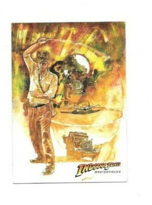 2008 TOPPS INDIANA JONES MASTERPIECES P1 PROMO CARD FREE SHIPPING  - Photo 1/2