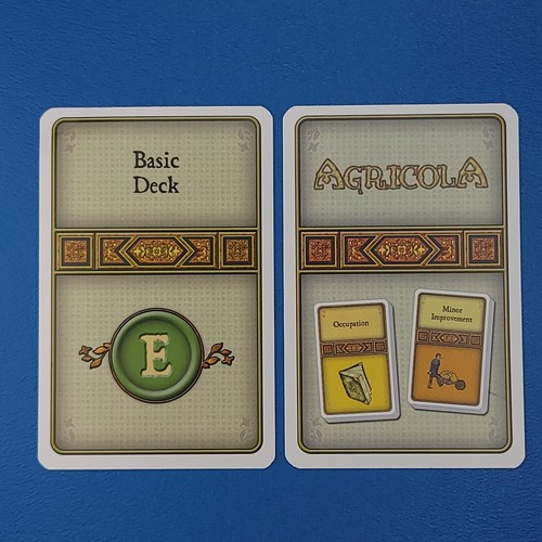 Agricola Board Game 2 Basic Complex Deck Cards Replacement Game Piece - Picture 4 of 6
