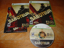 The Saboteur (Xbox 360, 2009) Complete In Box CIB Tested