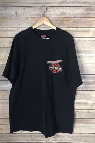 Harley Davidson Men's Black San Diego California Millennium 2000 T-shirt XL EXC - Picture 2 of 8